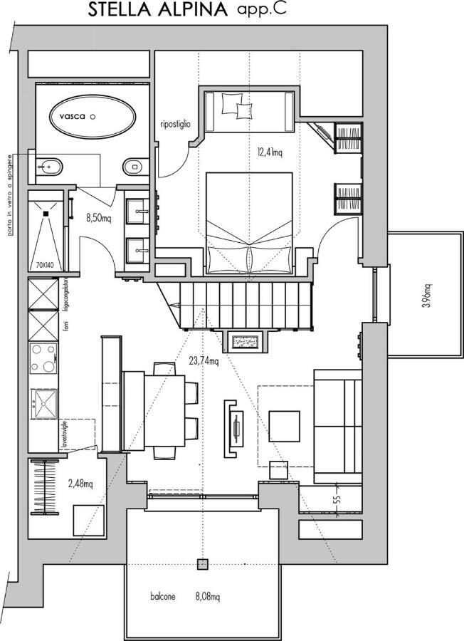 Chalet Remi-Stella Alpina Livigno Zewnętrze zdjęcie
